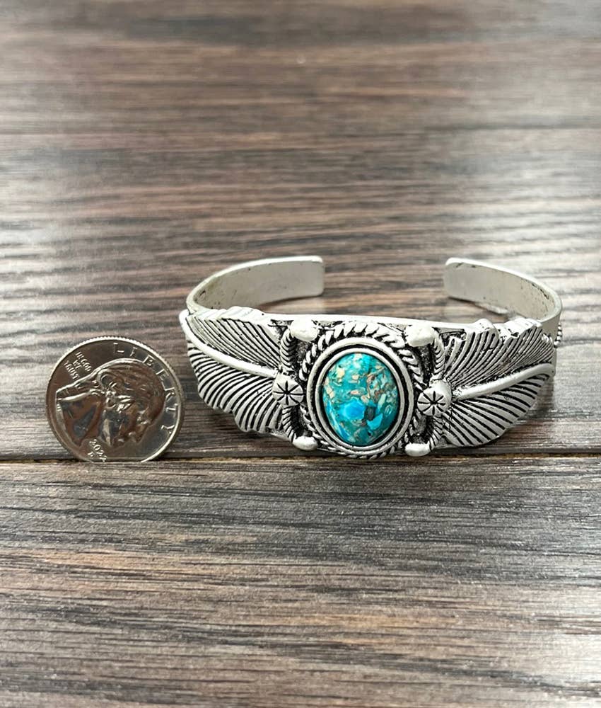 711428, Navajo Gemstone Cuff Bracelet