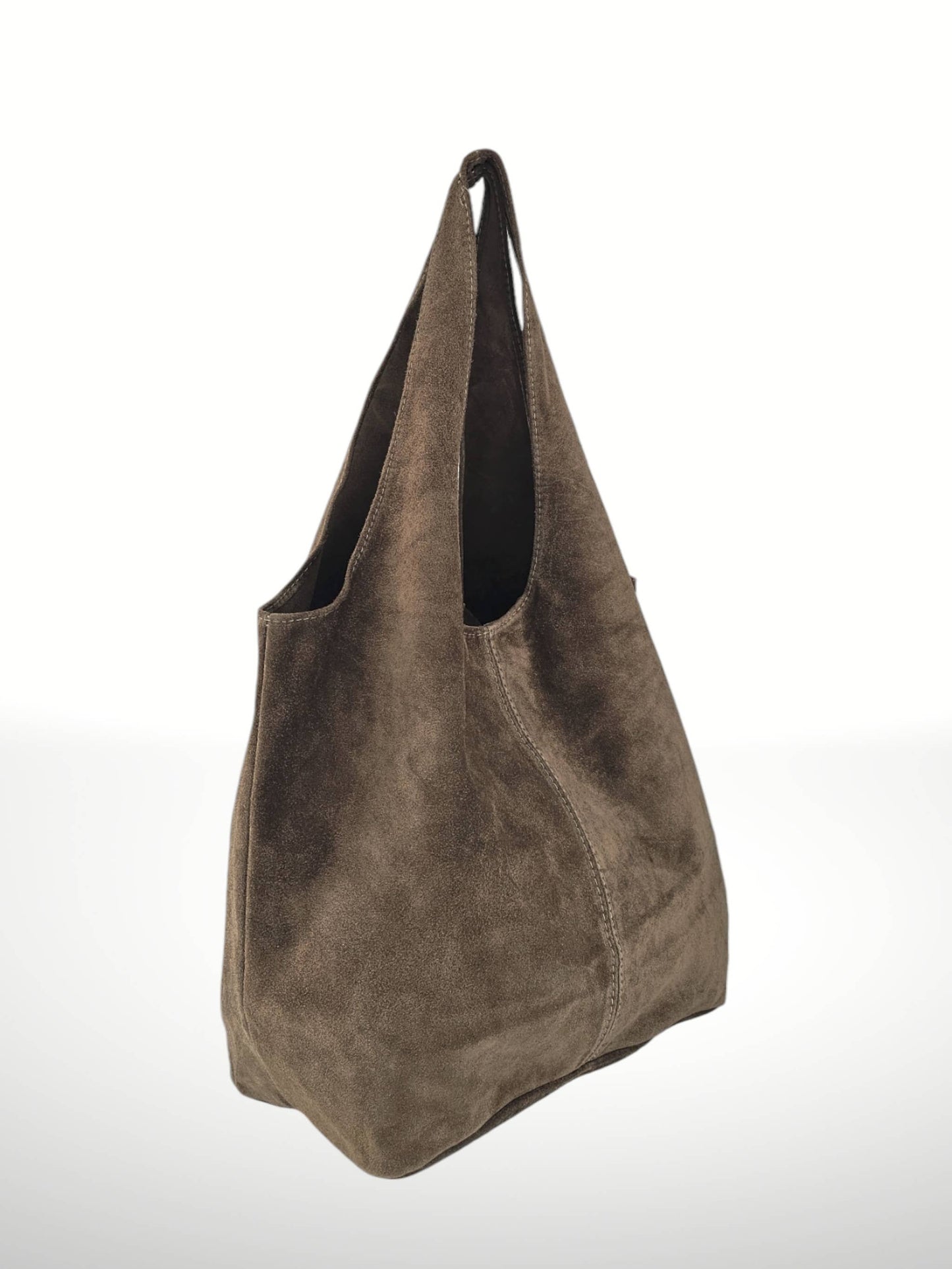 Giannina Suede leather shoulder bag