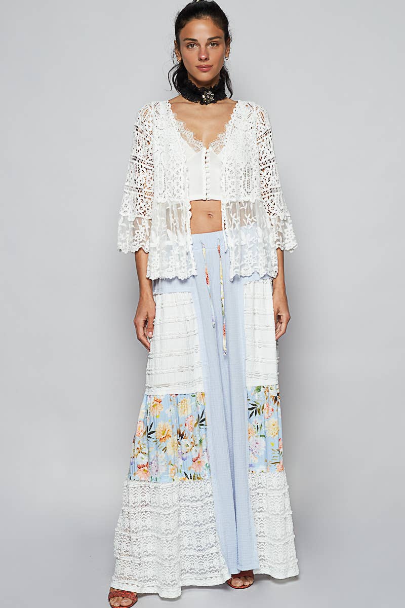 POL Gracin Lace Cardigan