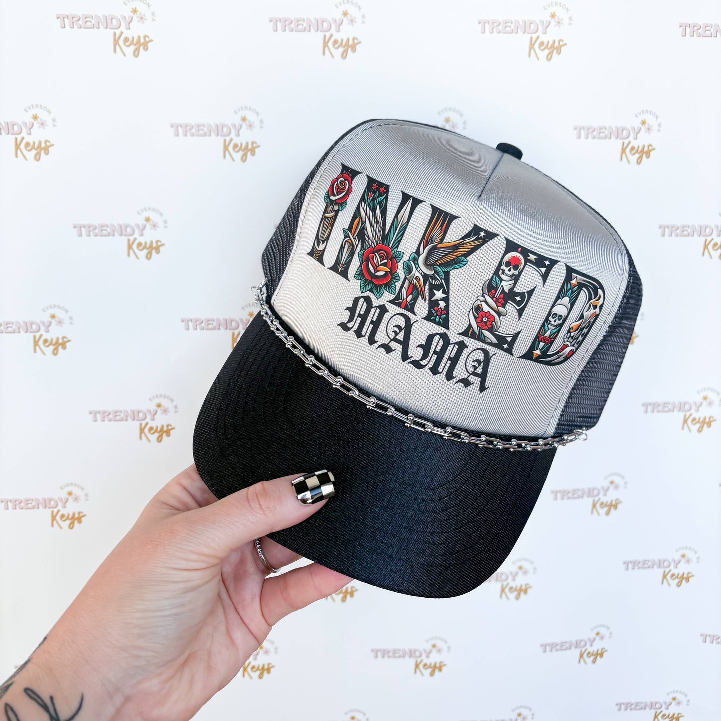 Inked Mama Printed Trucker Hat