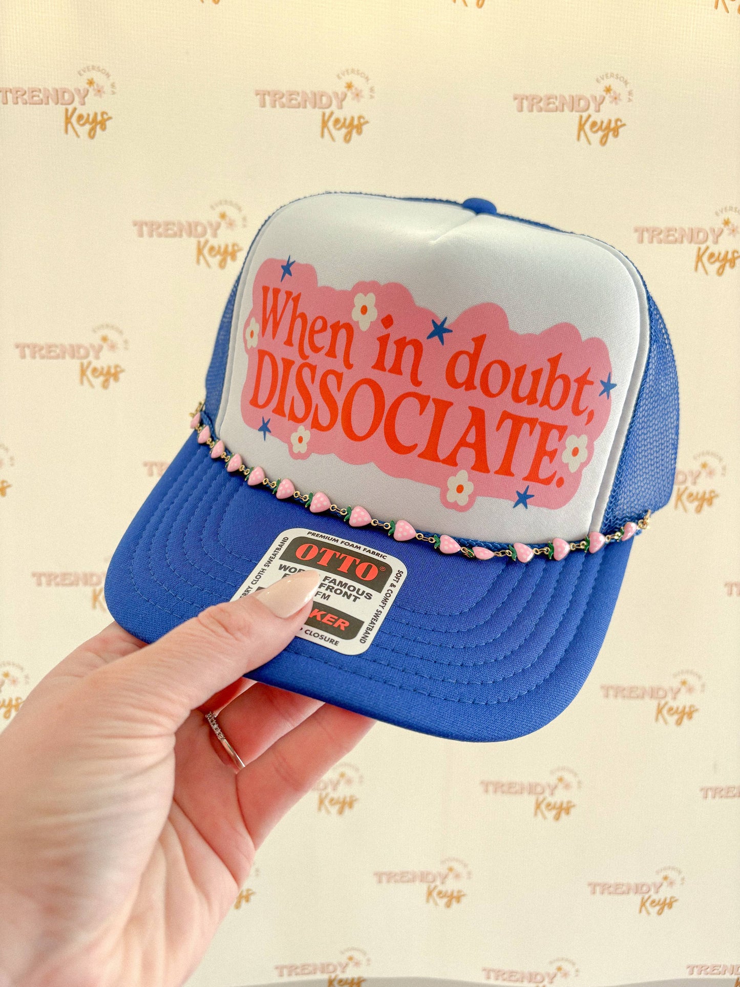 When In Doubt, Dissociate Trucker Hat