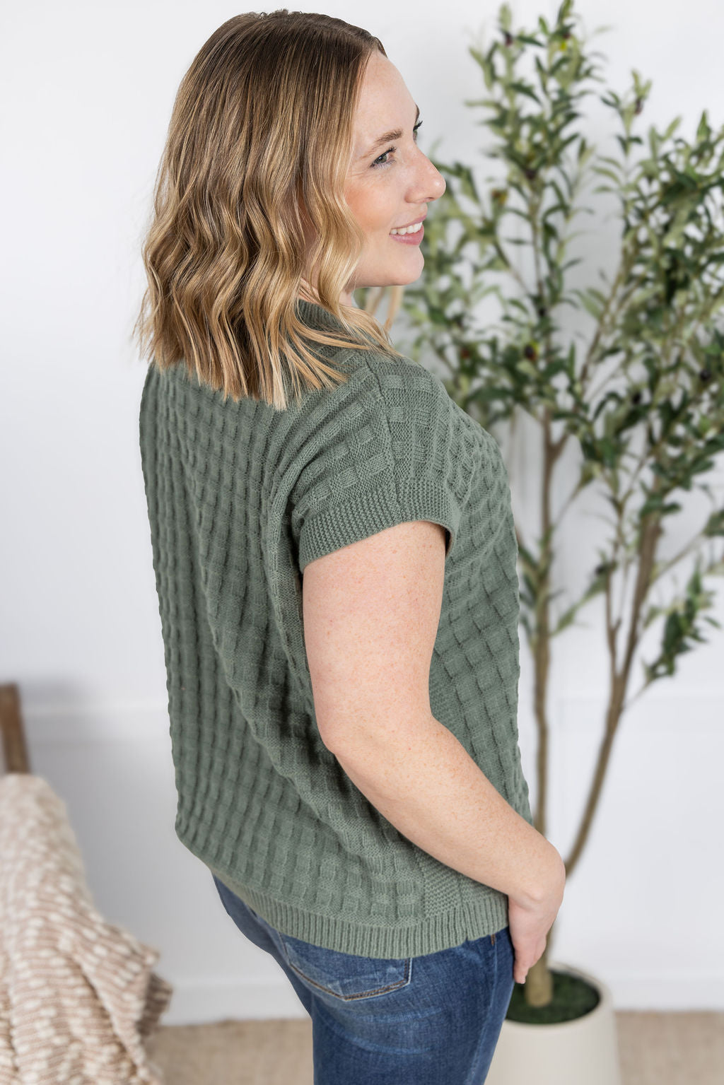 Kelly Knitted Top - Sage