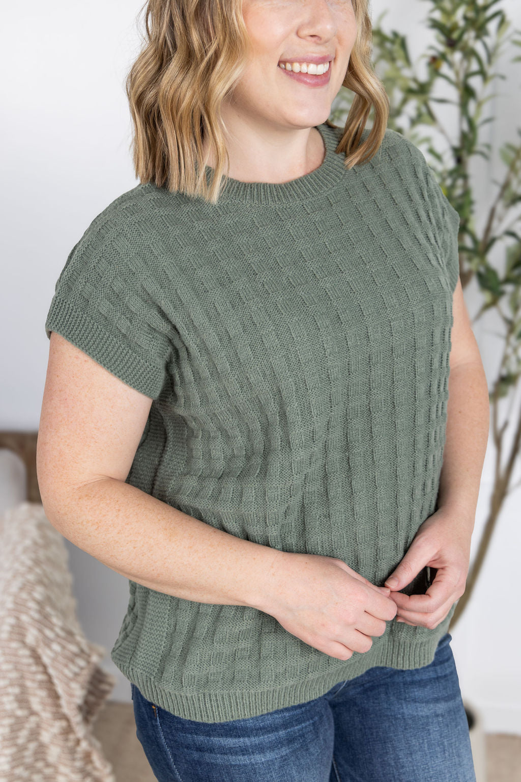 Kelly Knitted Top - Sage
