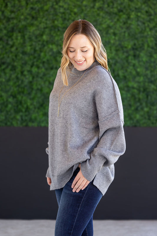 Aurora Cozy Sweater - Grey