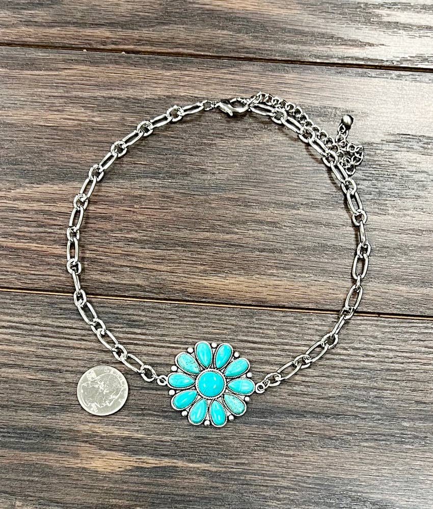 739168, Navajo Turquoise Necklace