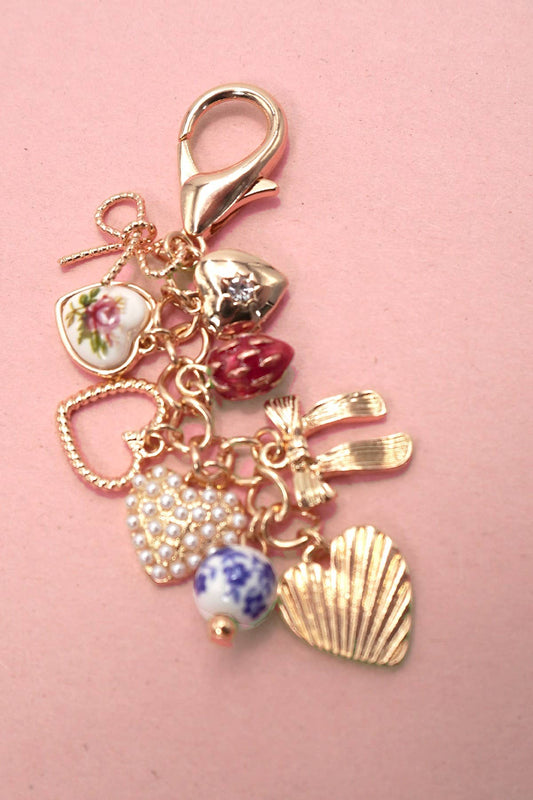 Porcelain Love Bag Charm- 80K008