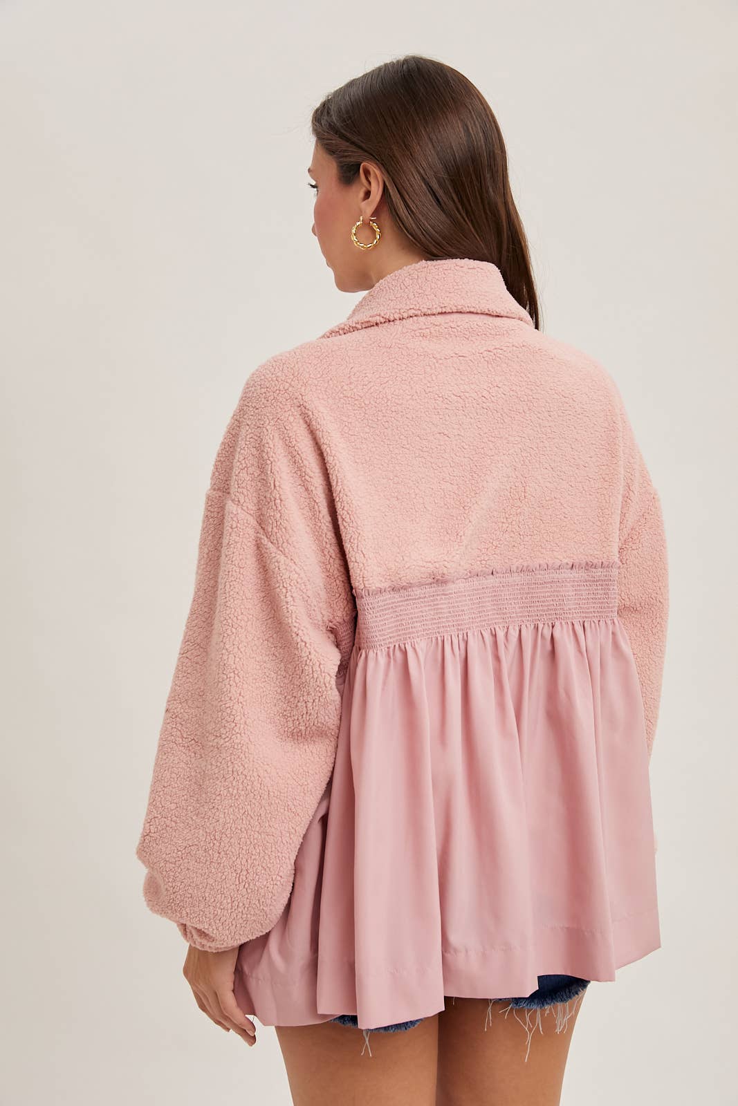 Oh Baby Fleece Babydoll Jacket