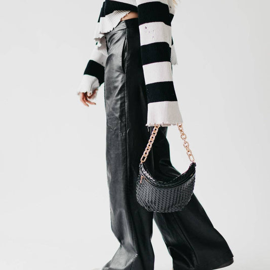 Bold Metal Chain Shoulder Strap