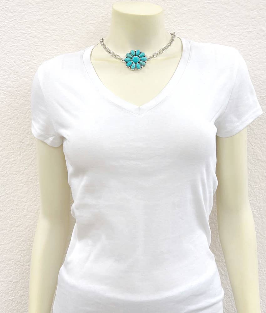 739168, Navajo Turquoise Necklace