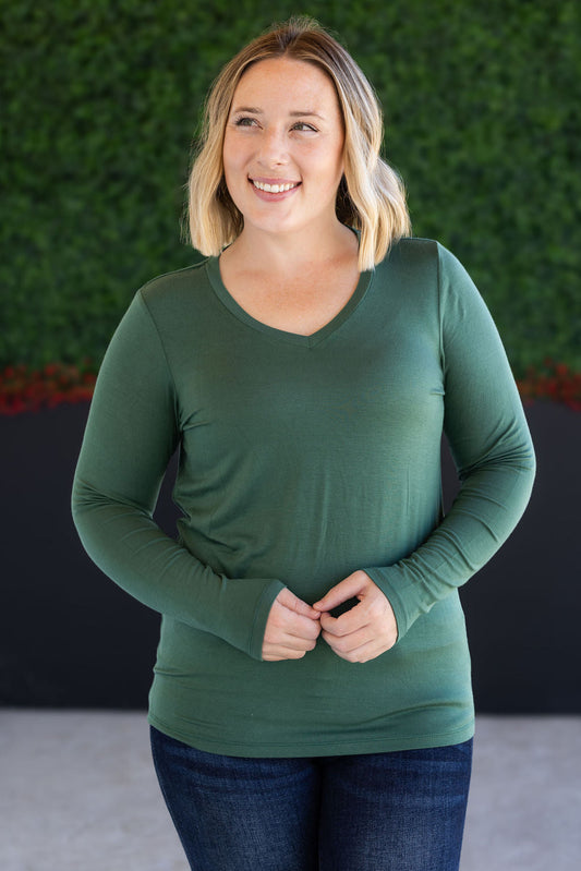IN STOCK Larissa Long Sleeve - Forest Green