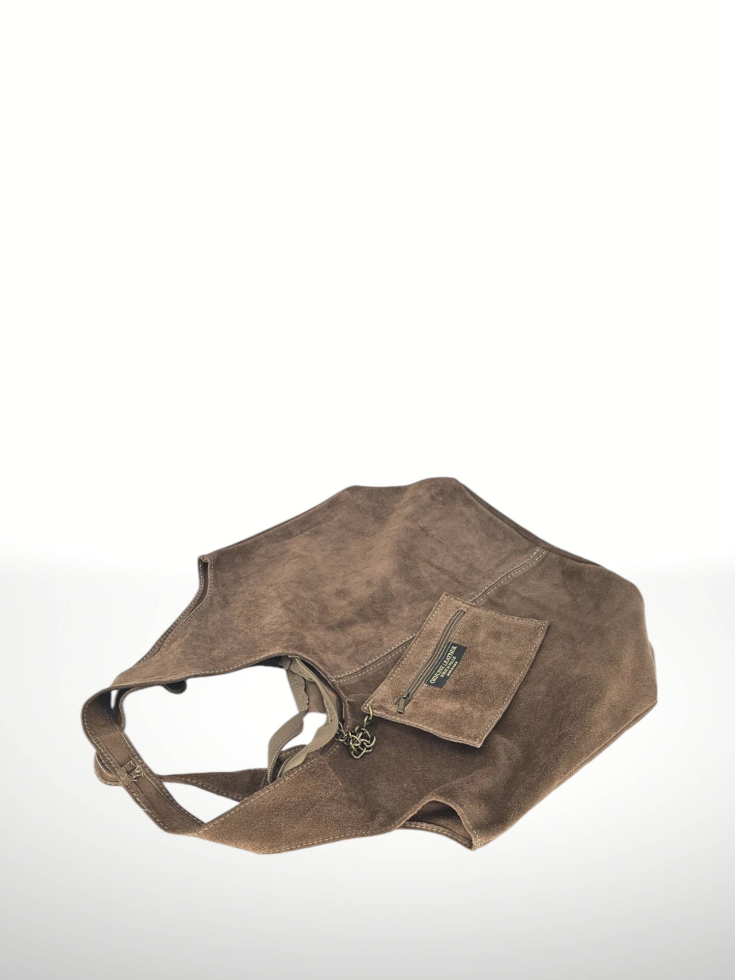 Giannina Suede leather shoulder bag