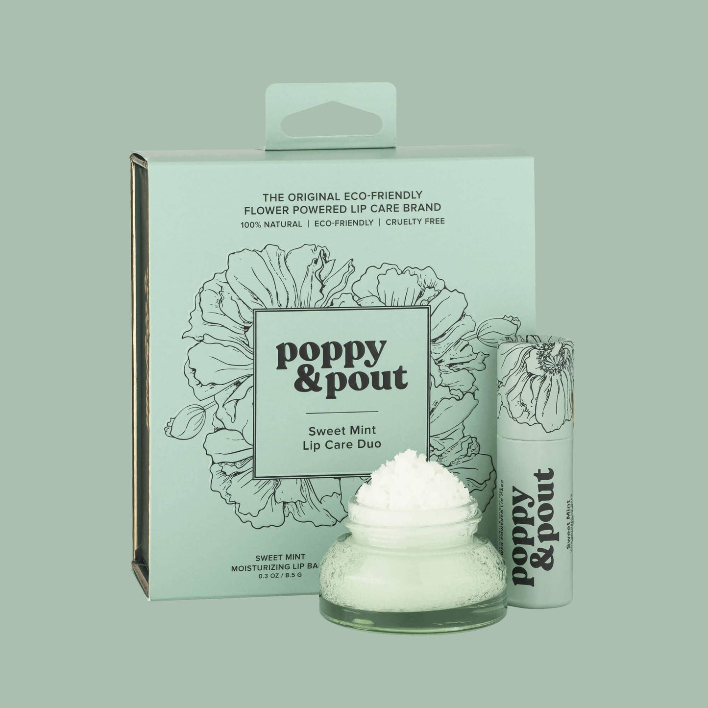 Lip Care Duo, Lemon Bloom or Mint