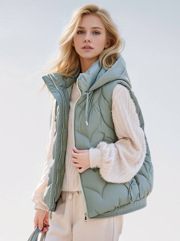Twisp Puffer Vest- Sage