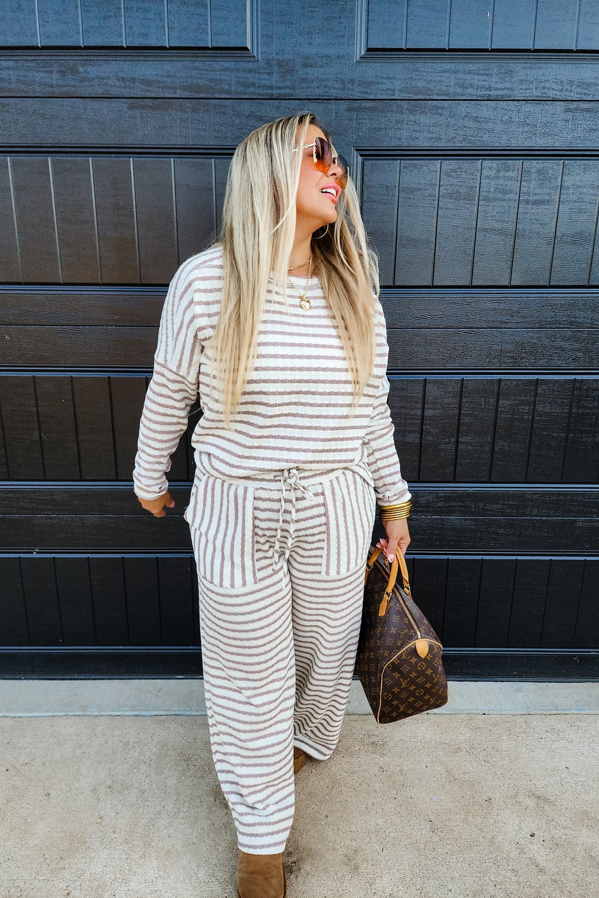 ALWAYS HOME STRIPE LOUNGEWEAR