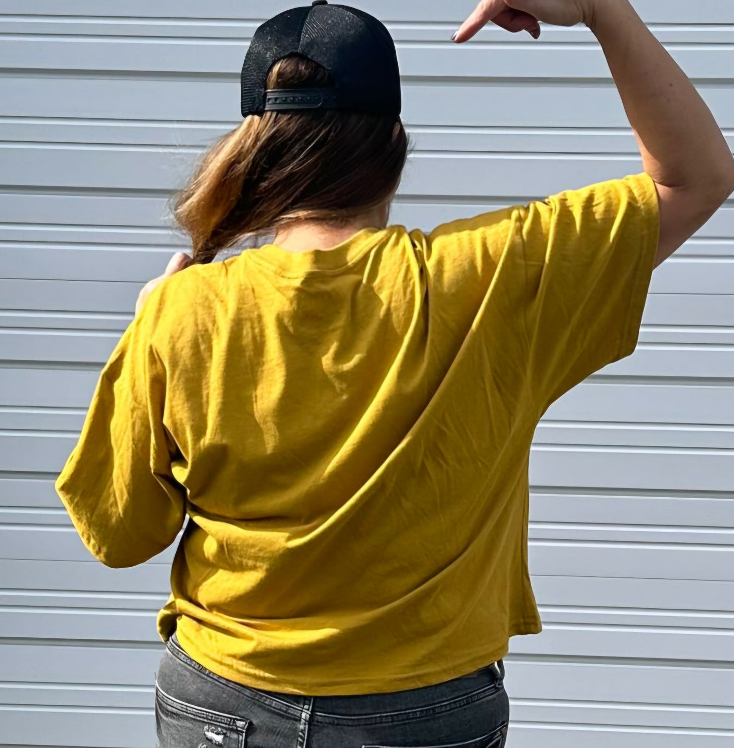 Long Live Cowgirls Boxy Tee- Dried Tobacco/Olive