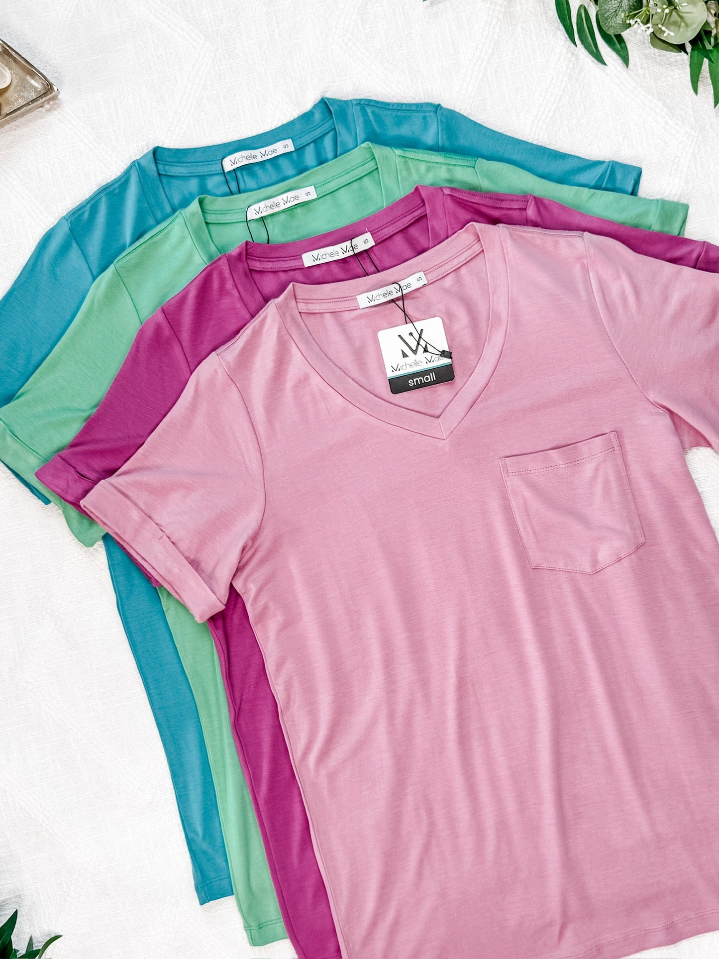 IN STOCK Sophie Pocket Tee - Mint