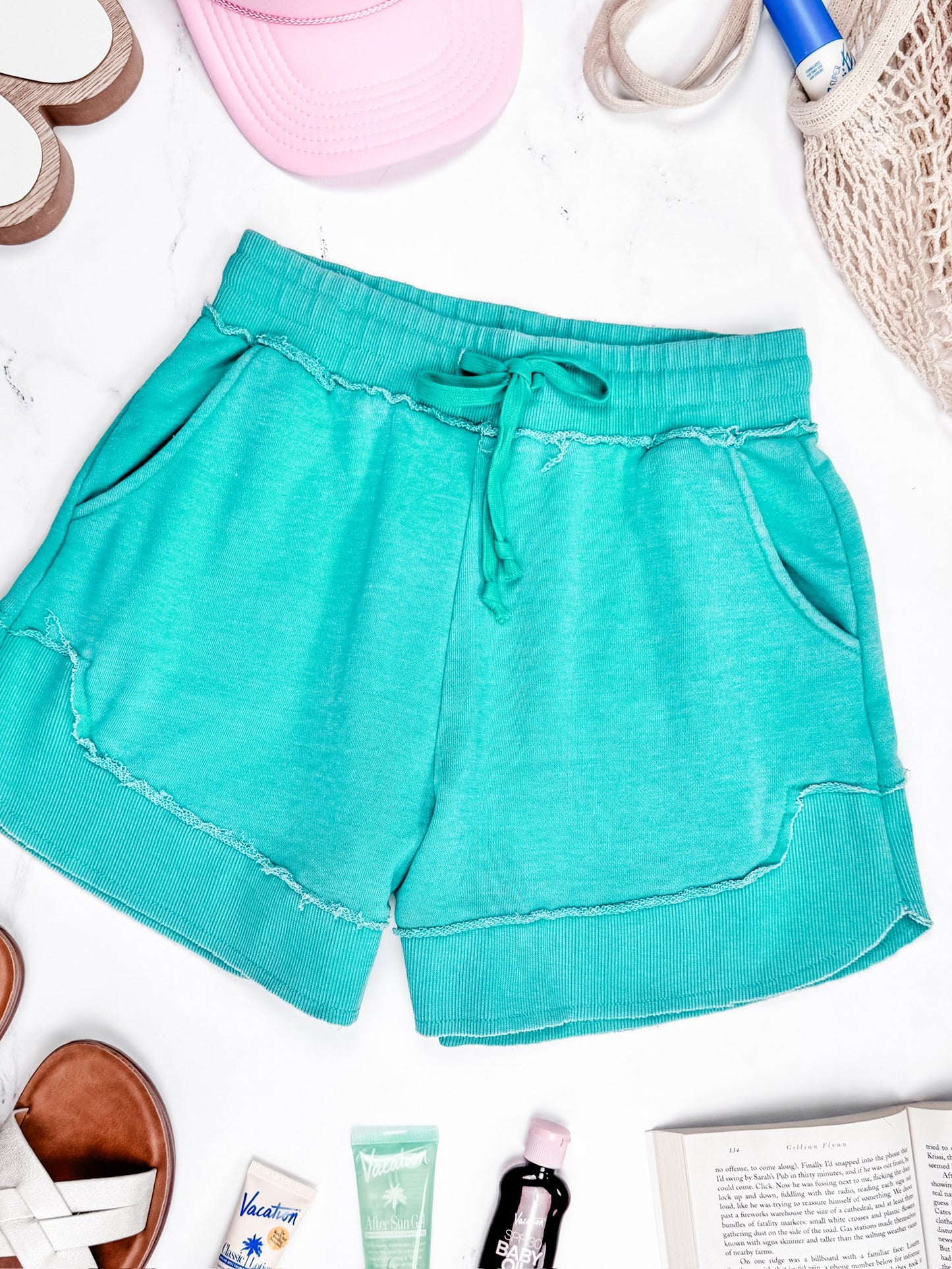 Stevie Shorts - Caribbean Green