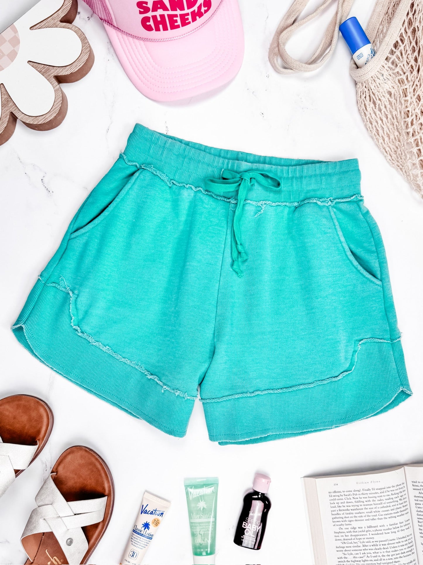 Stevie Shorts - Caribbean Green