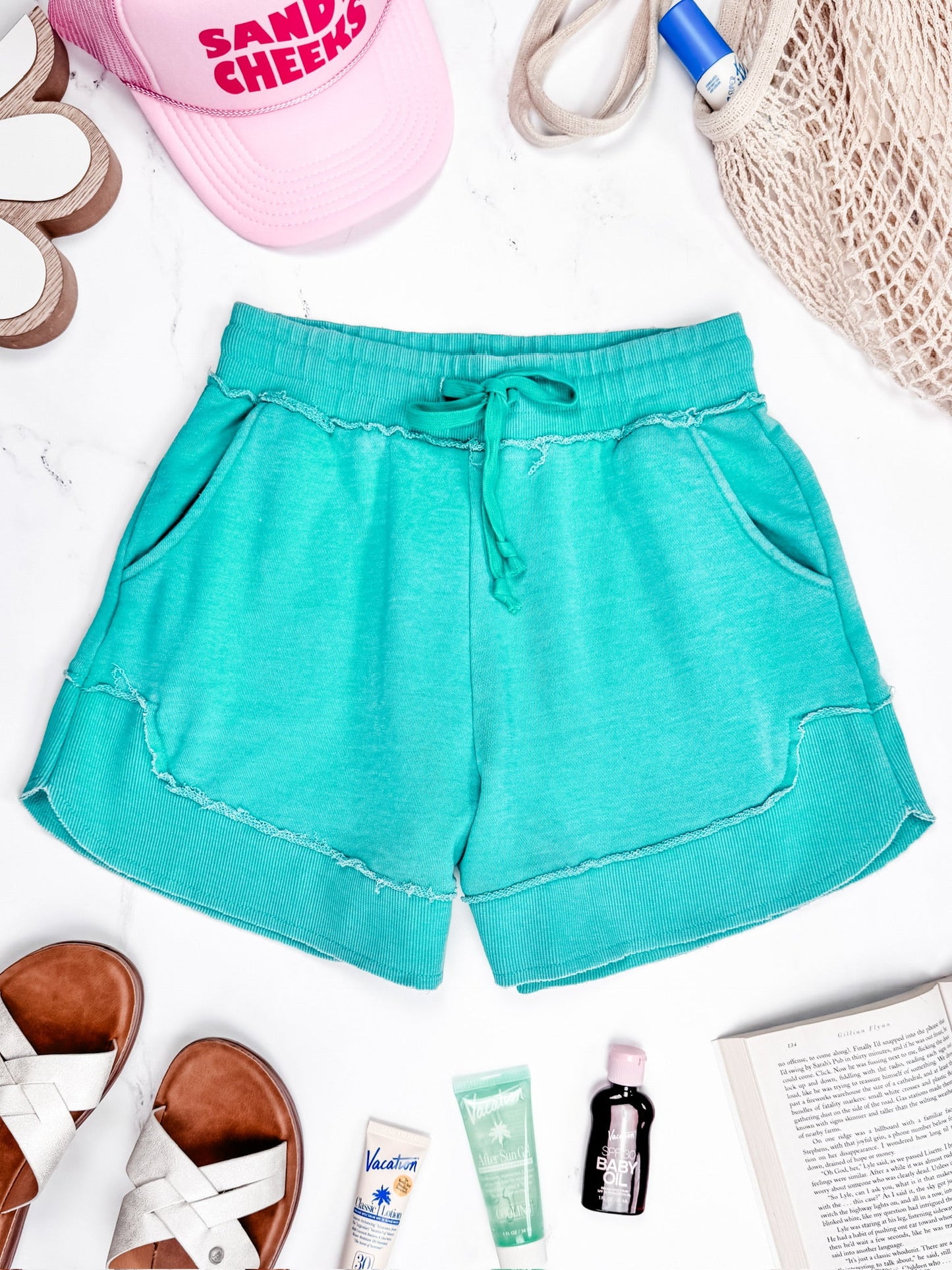 Stevie Shorts - Caribbean Green