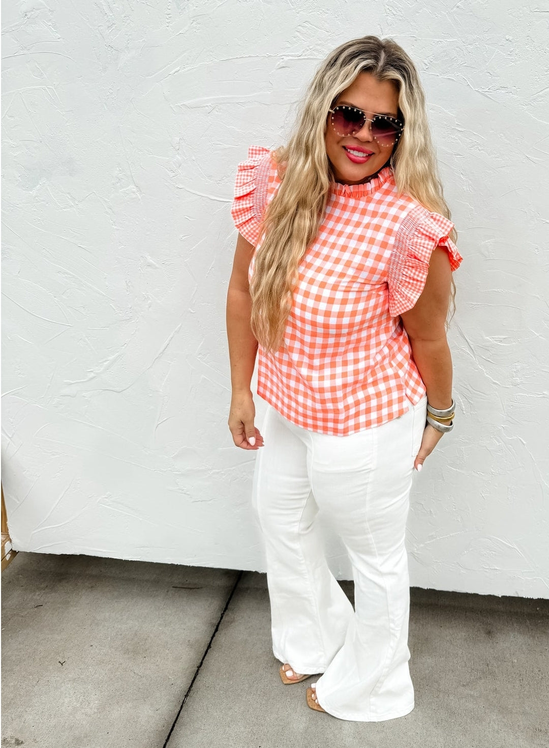 Stella Mid Rise Jeans- White