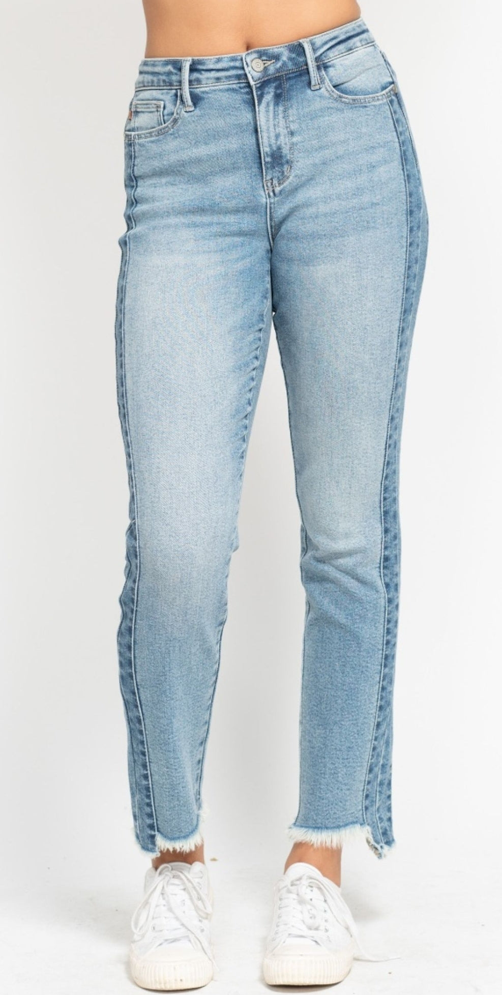 Judy Blue Vintage Wash Side Blue Denim