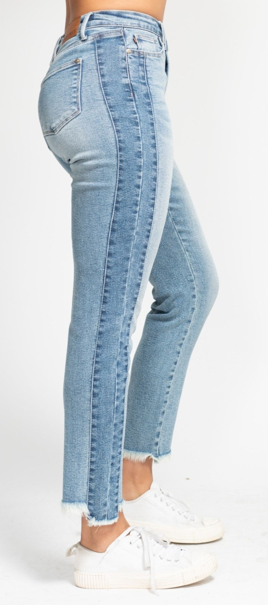 Judy Blue Vintage Wash Side Blue Denim