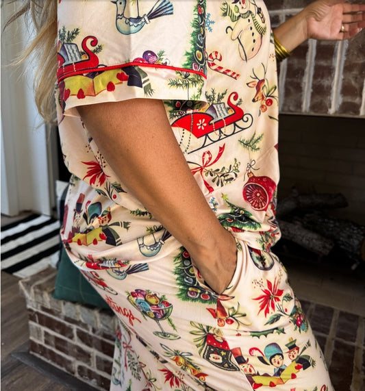 Tis The Season Lux Jammie Sets