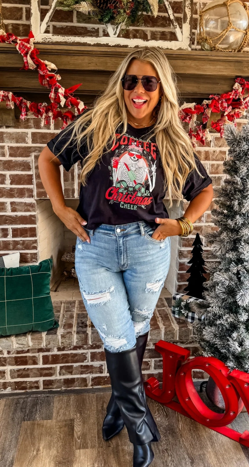 Coffee & Cheer Tee