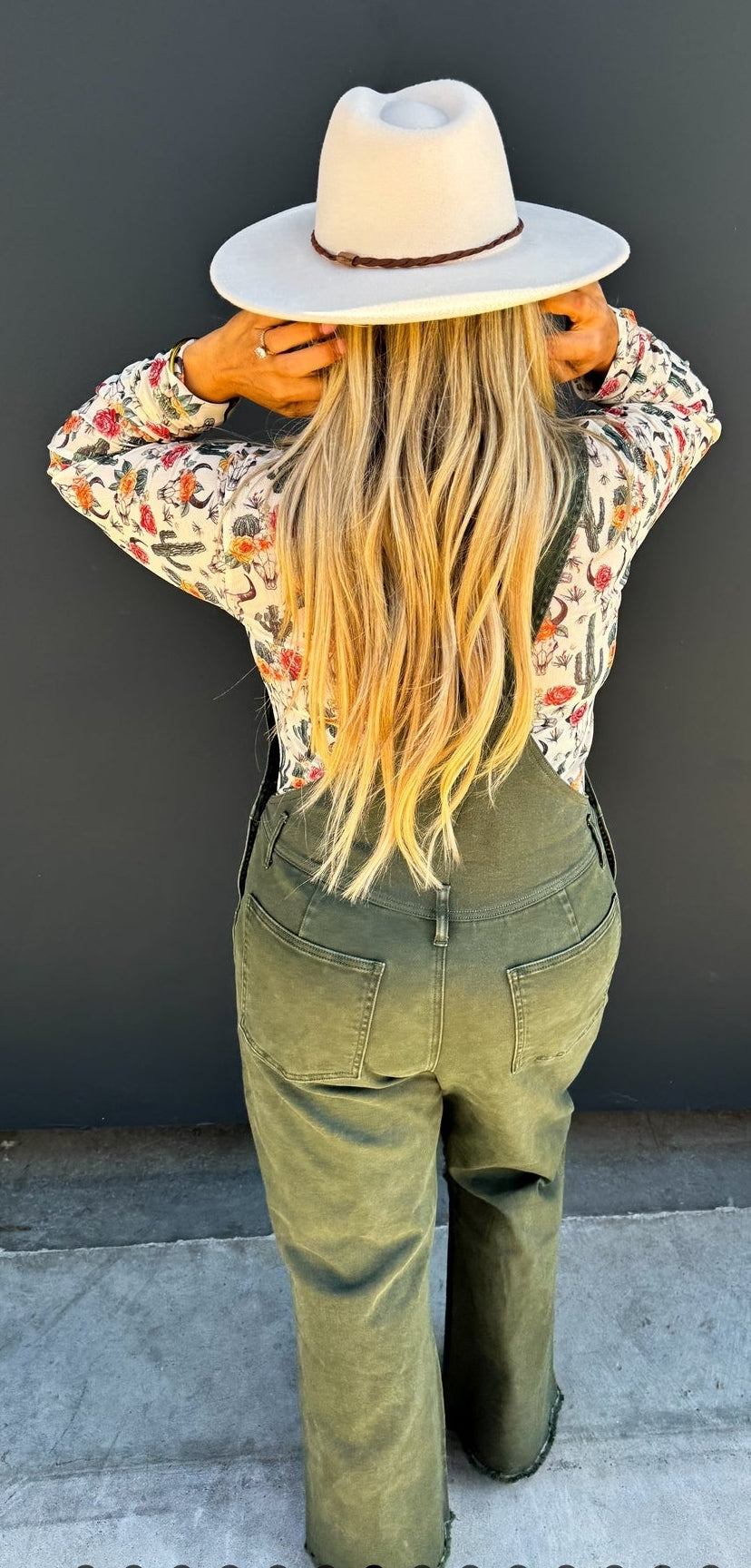 Dahlia Overalls - Vintage Red and Evergreen