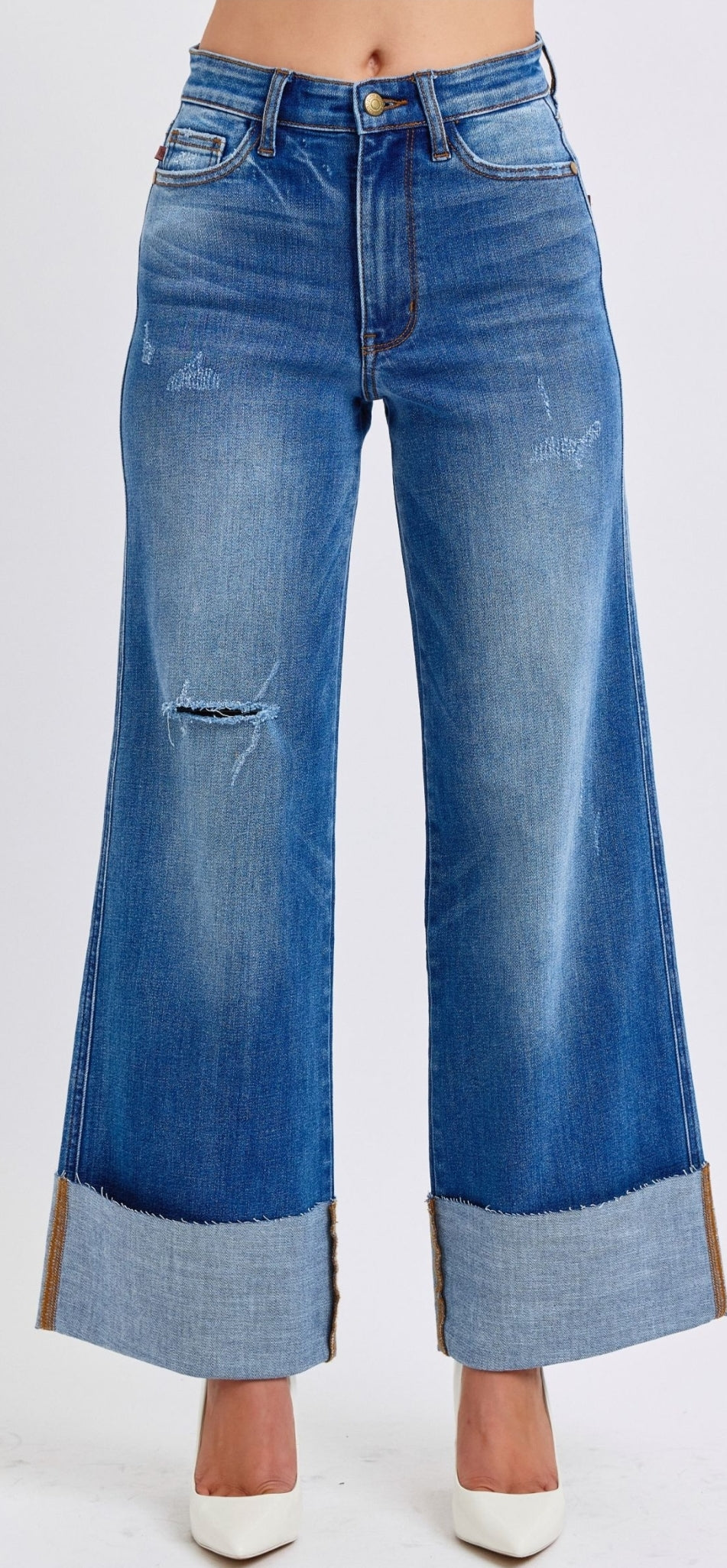 Judy Blue Wide Cuff Denim