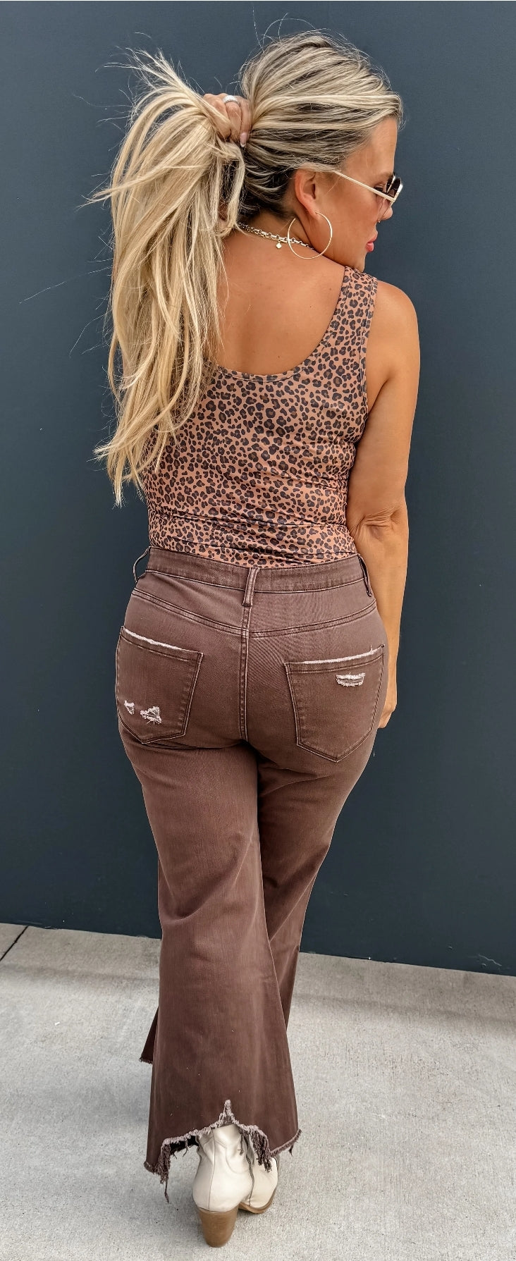 Blakeley Urban Distressed Jeans- Brown