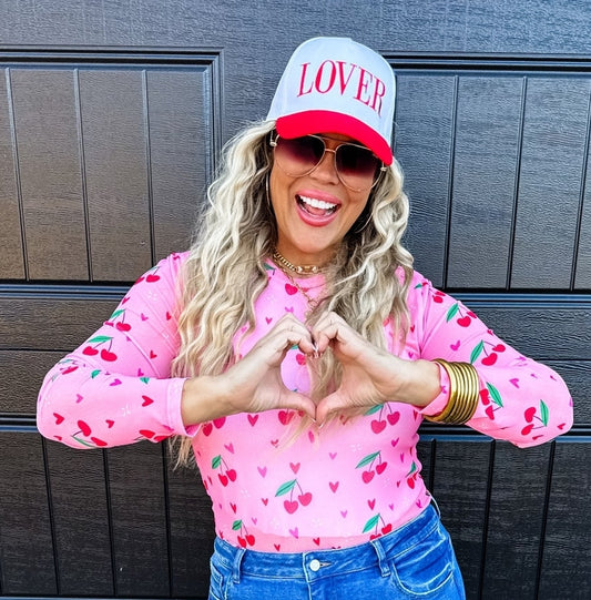 Embroidered Trucker Hat Lover