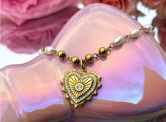 Love Story Pearl Necklace