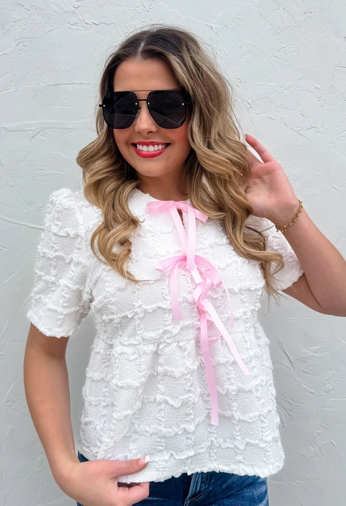 Lacey Bow Top