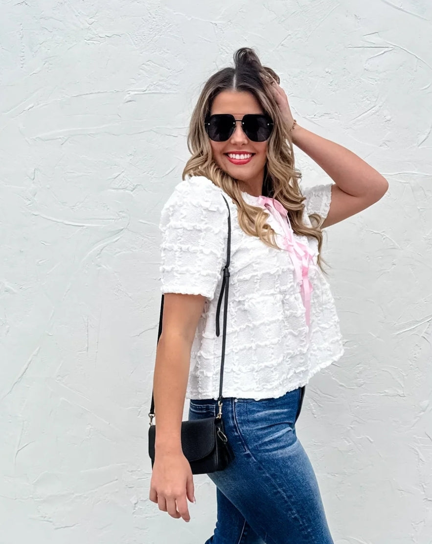 Lacey Bow Top