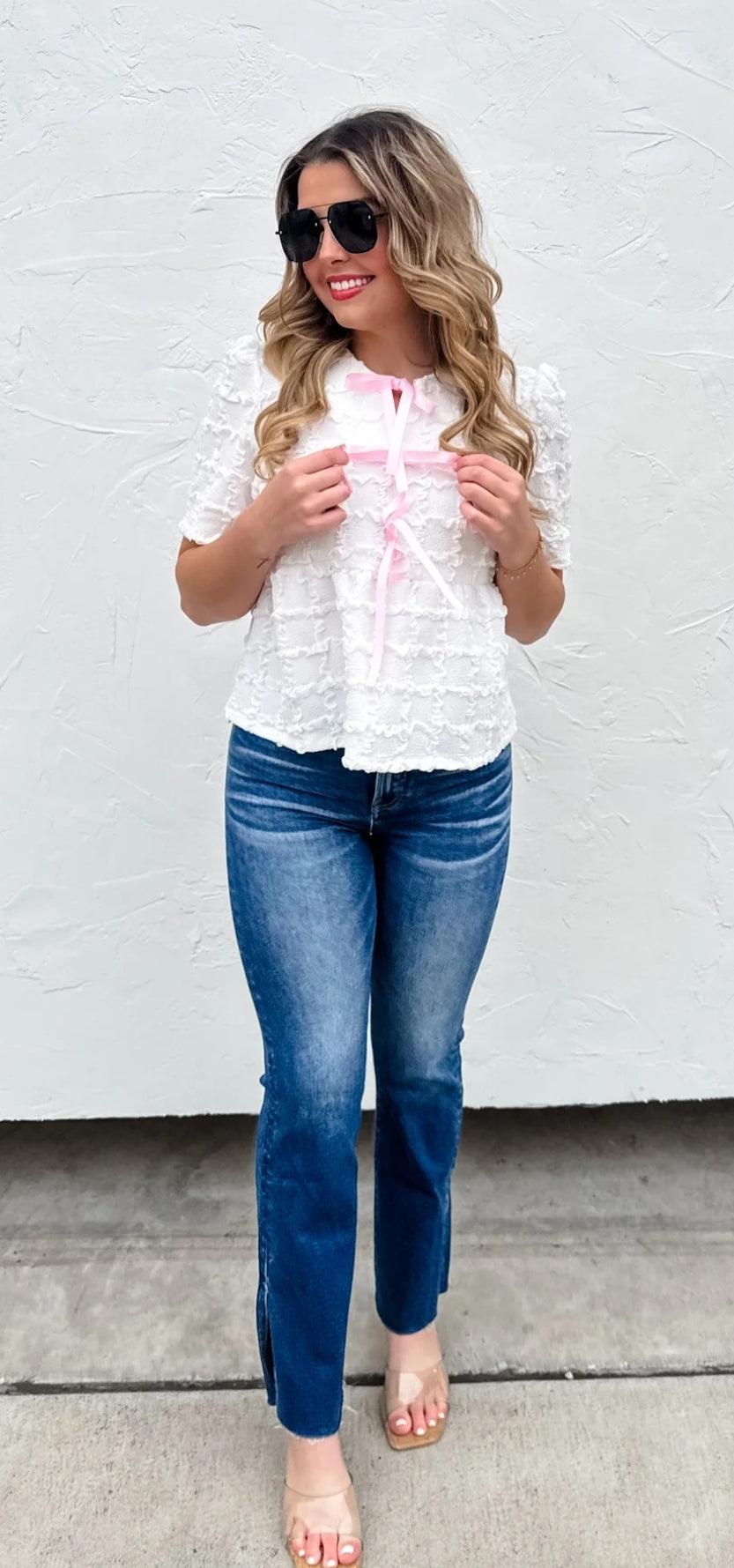Lacey Bow Top