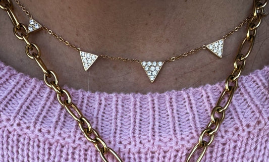 Diamond Trio Necklace