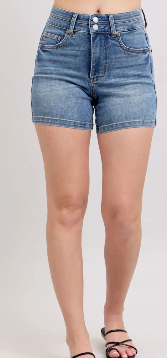 Judy Blue Wild Card Denim Shorts