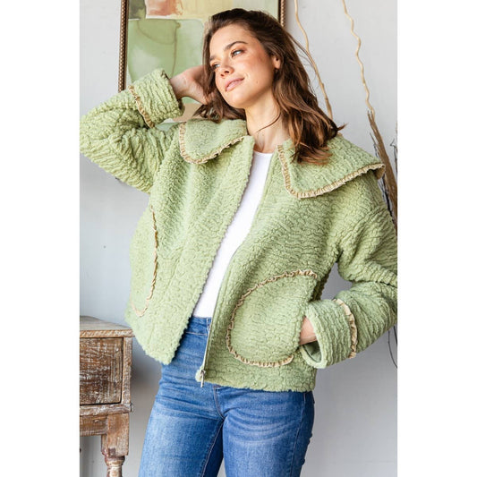 Springhill Peterpan Jacket- Celery