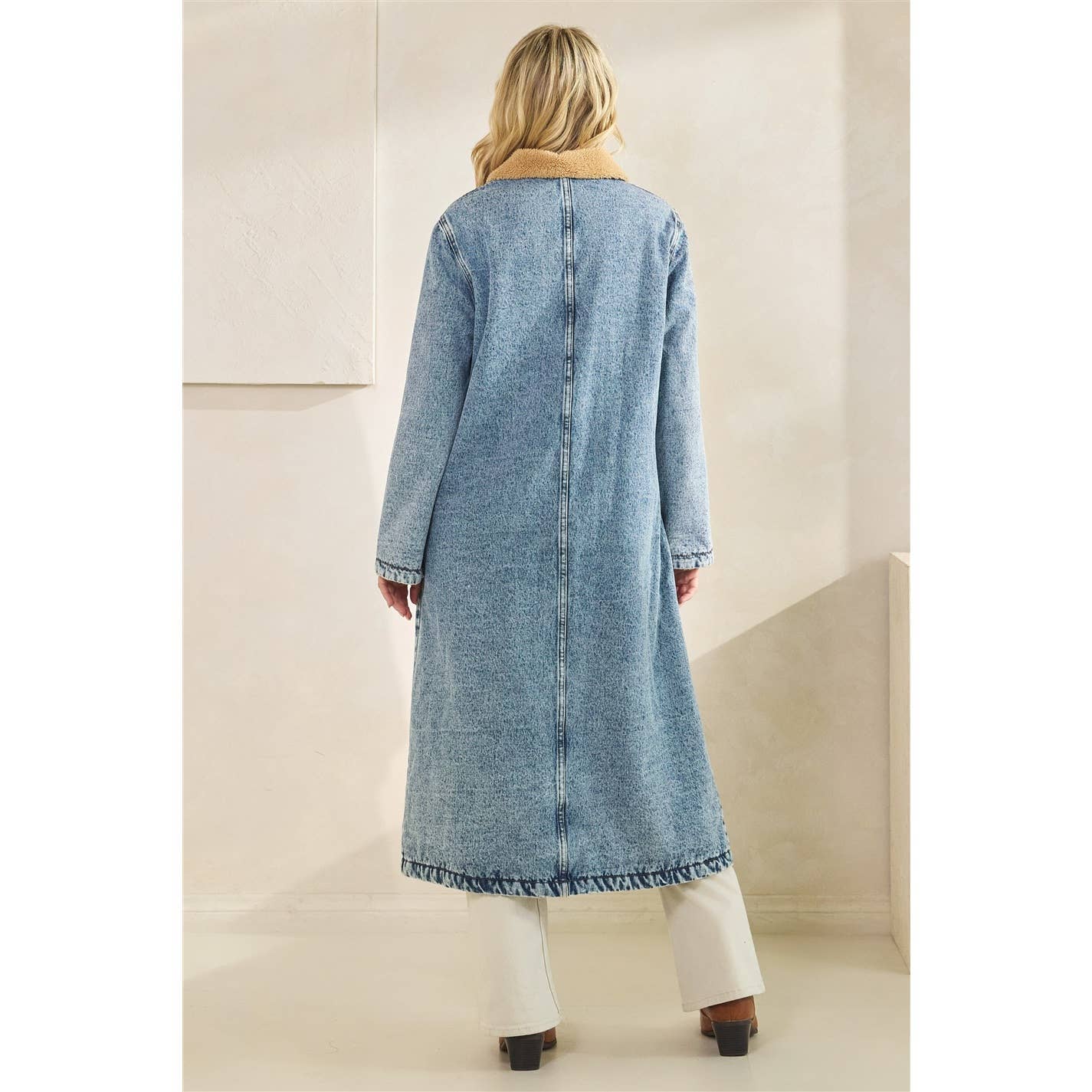 Colorado Lined Long Denim Jacket