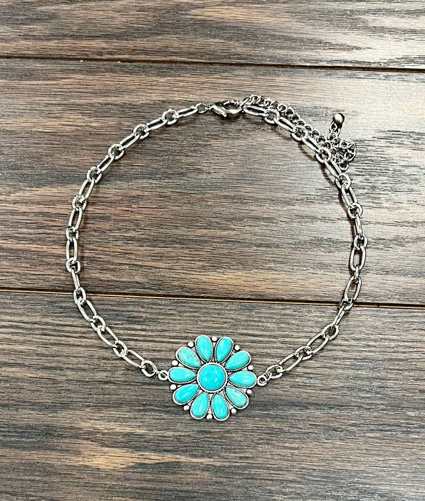 739168, Navajo Turquoise Necklace