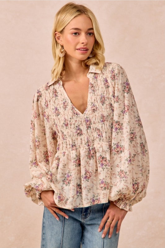 Clairece Floral Blouse