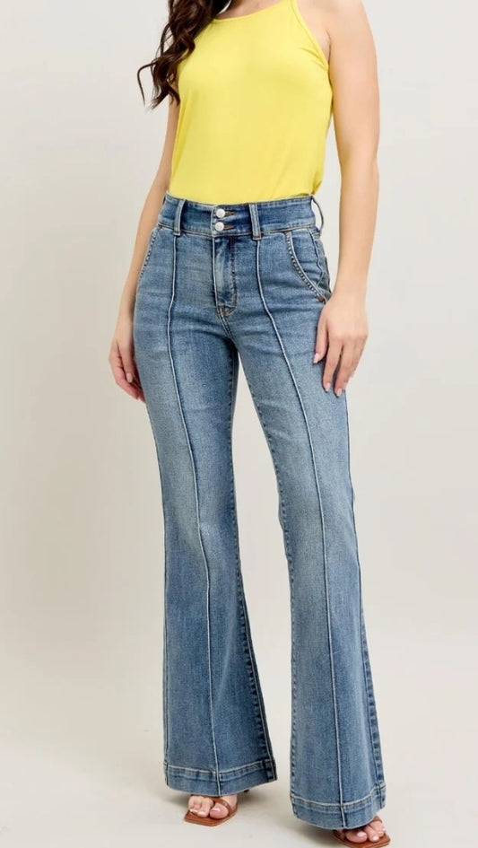 Judy Blue Brennan HW Flare Denim