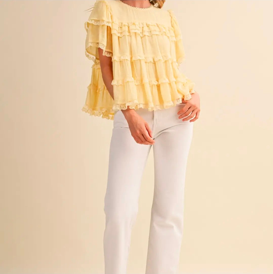 Sunshine Tiered Top