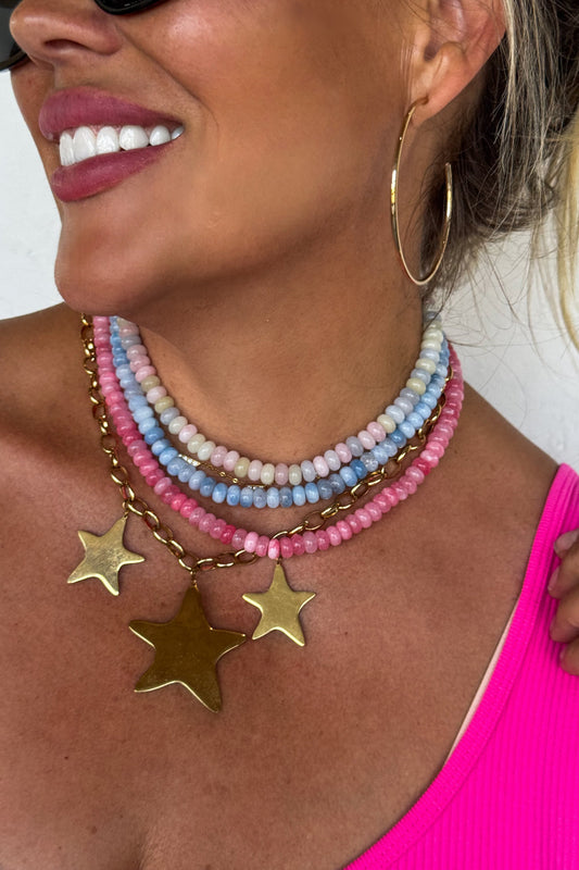 Summer Natural Stone Necklace