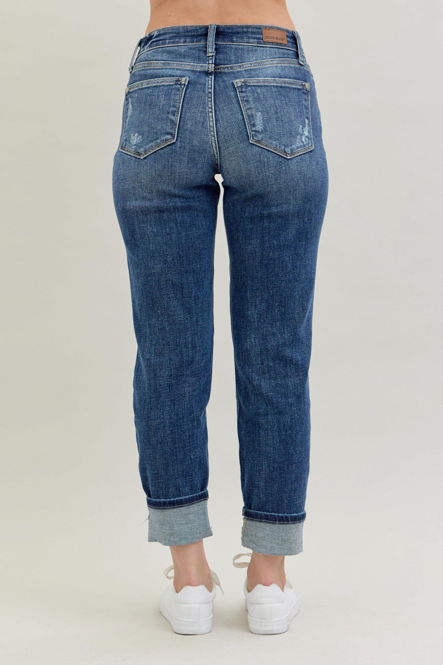 Judy Blue Janelle Distressed Boyfriend Jean