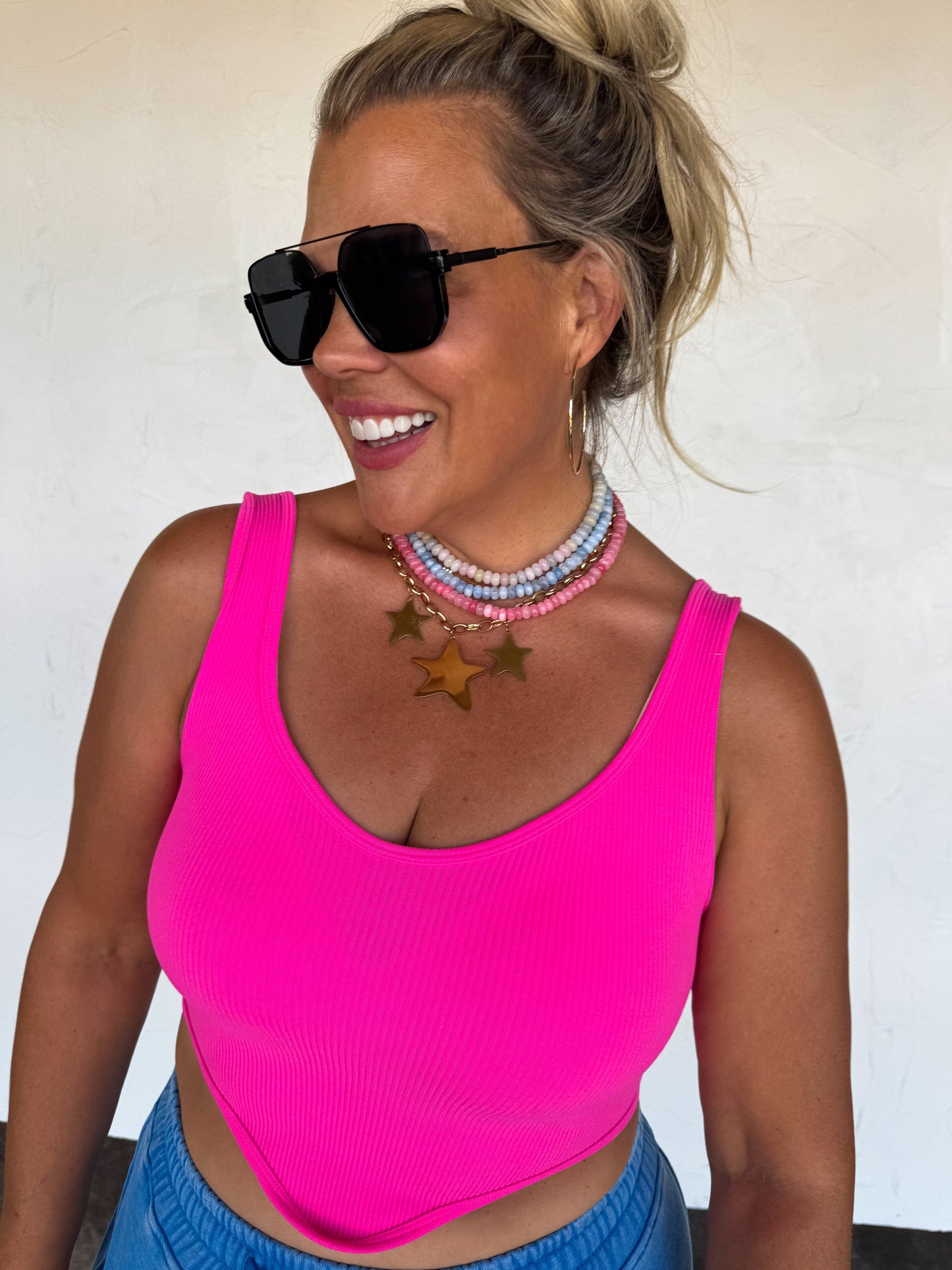 Summer Natural Stone Necklace