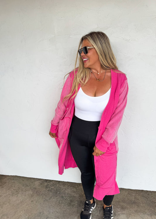 Fall Desi Sweatshirt Cardigan