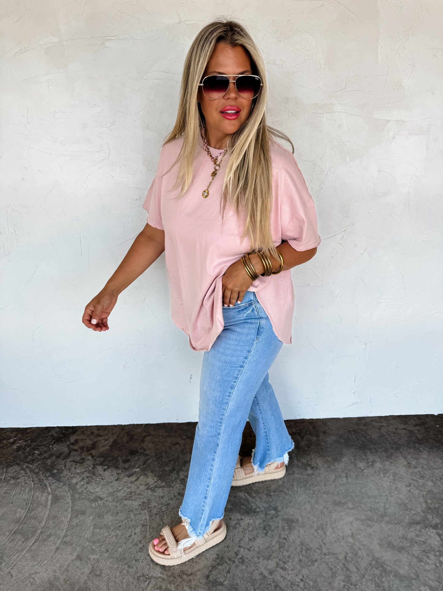 Joey Washed Cotton BF Tee