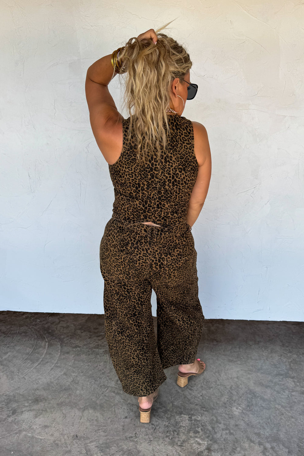 Blakeley Bex Cheetah Barrel Jeans